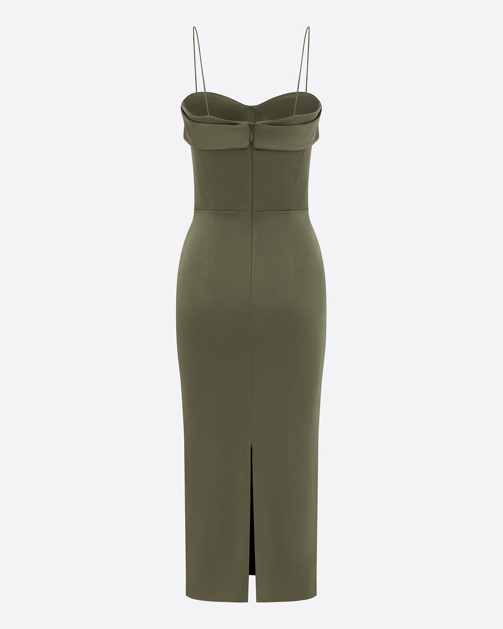 Pinch Dress in Satin Crepe