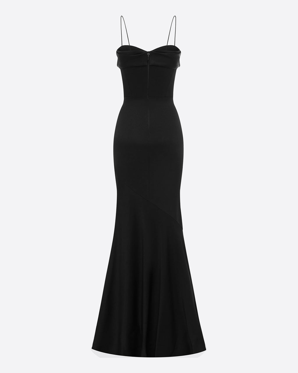 Pinch Gown in Satin Crepe
