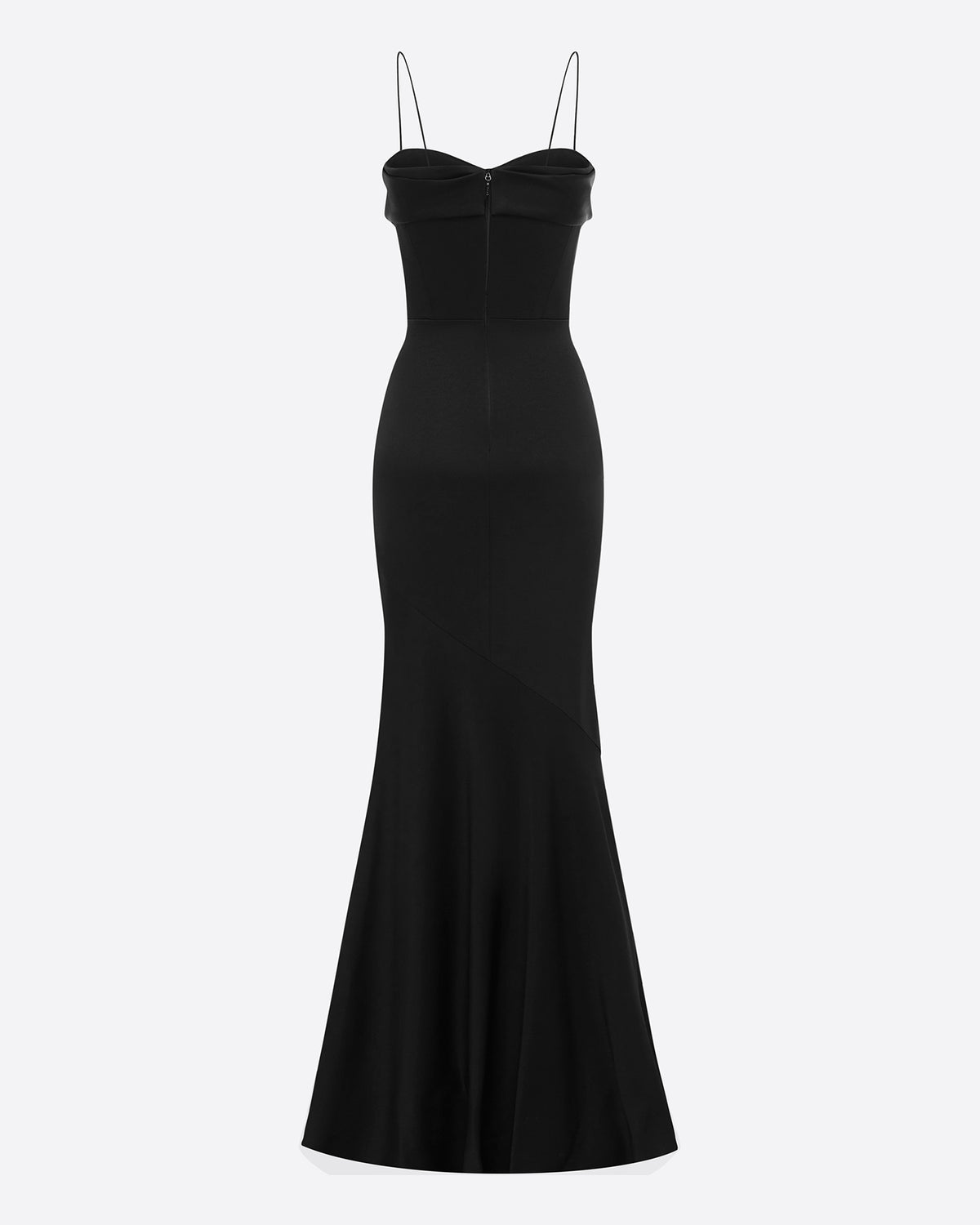 Pinch Gown in Satin Crepe