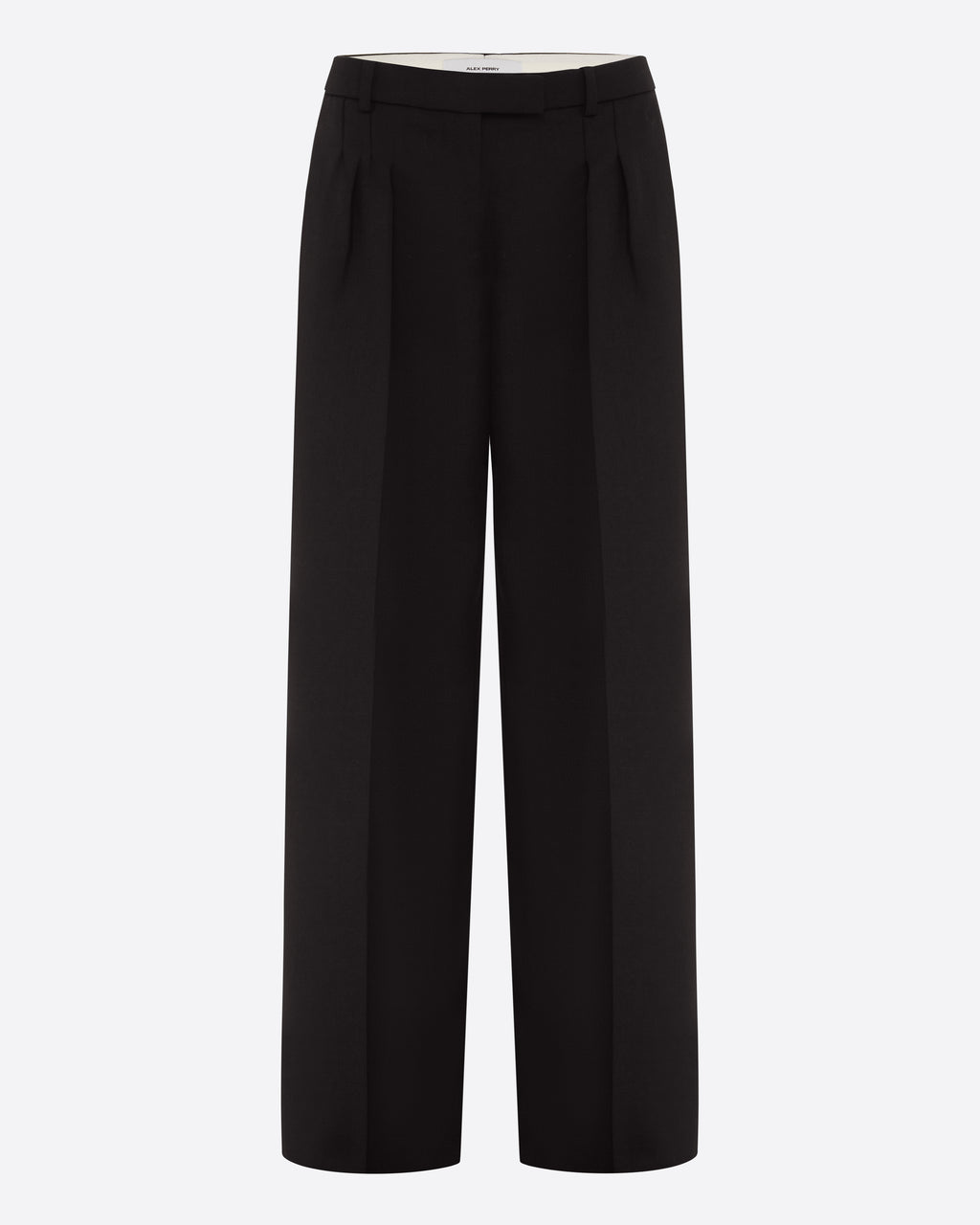 Pleated Trouser in Wool Suiting