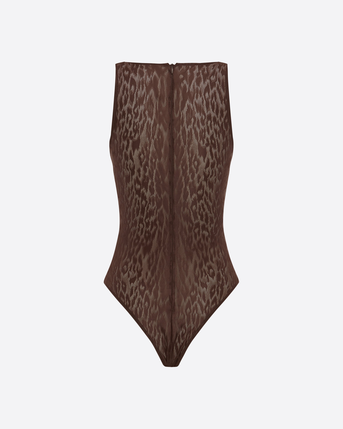 Scoop Singlet Bodysuit in Leopard Lace