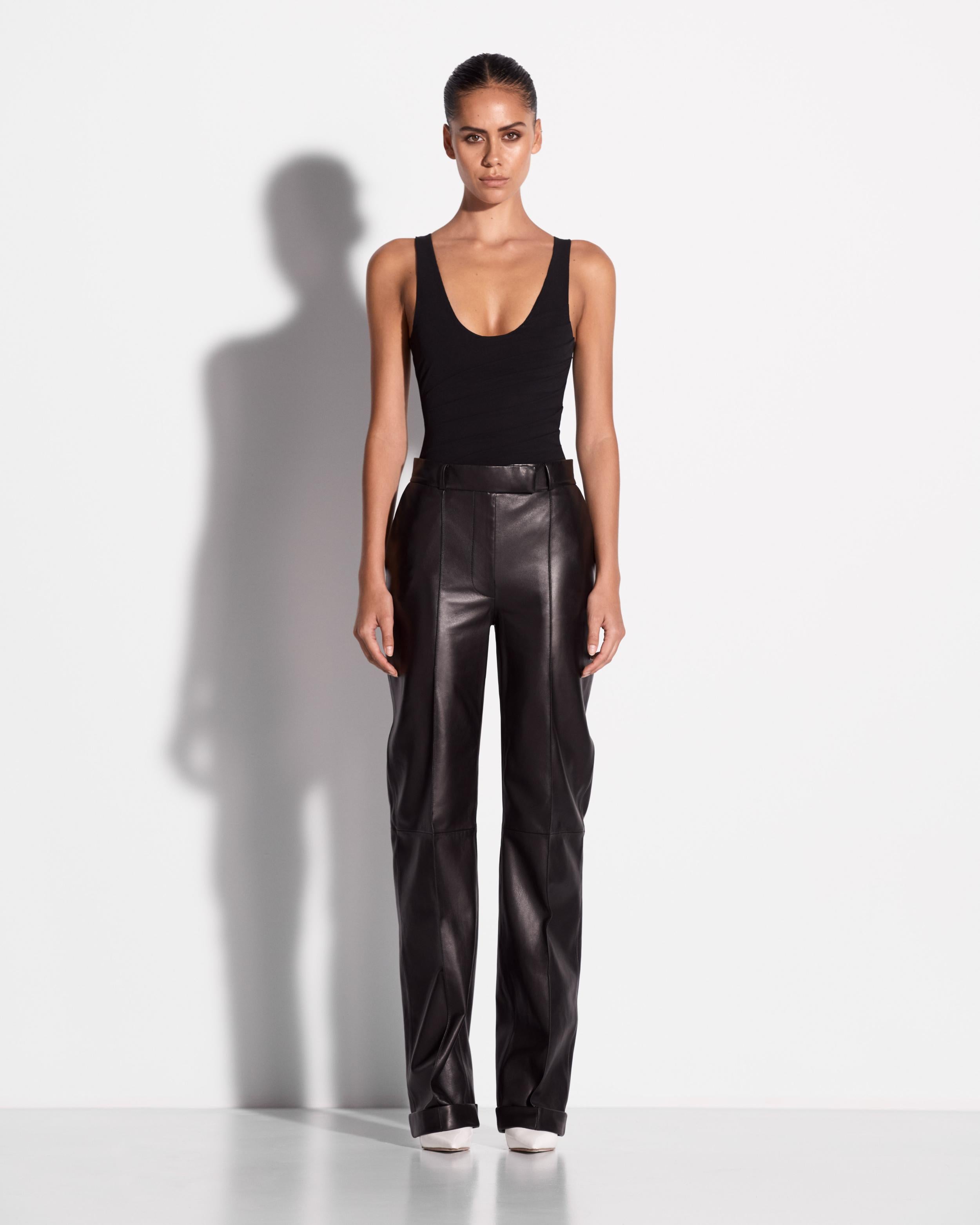 Singlet Bodysuit in Stretch Mesh