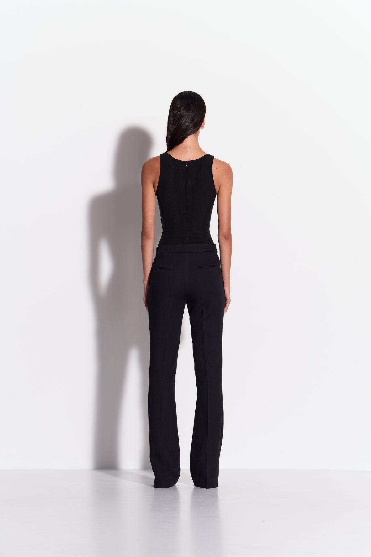 Singlet Bodysuit in Stretch Mesh