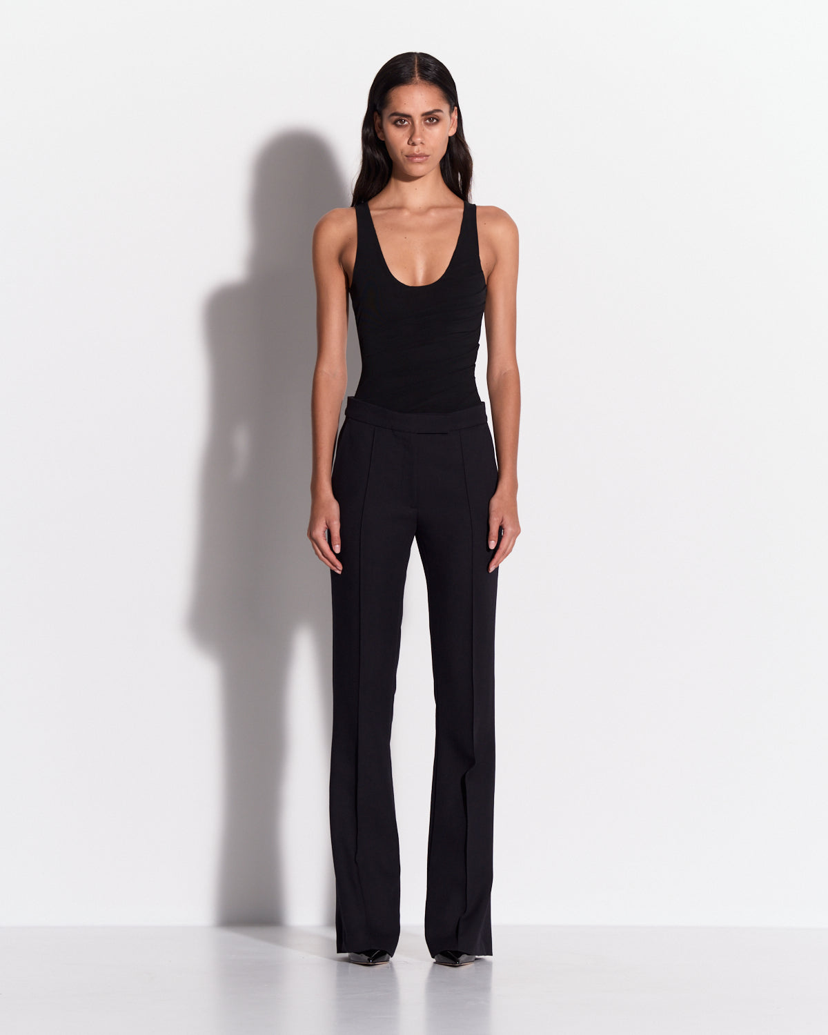 Singlet Bodysuit in Stretch Mesh