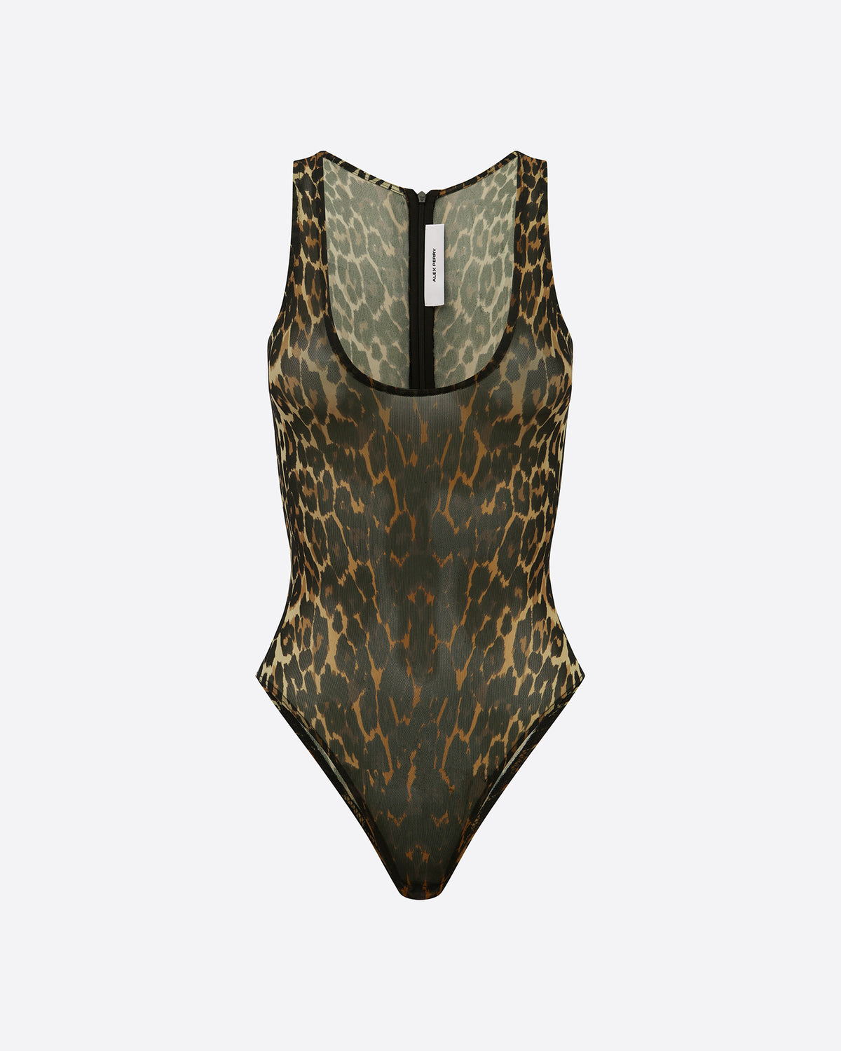Singlet Bodysuit in Stretch Mesh