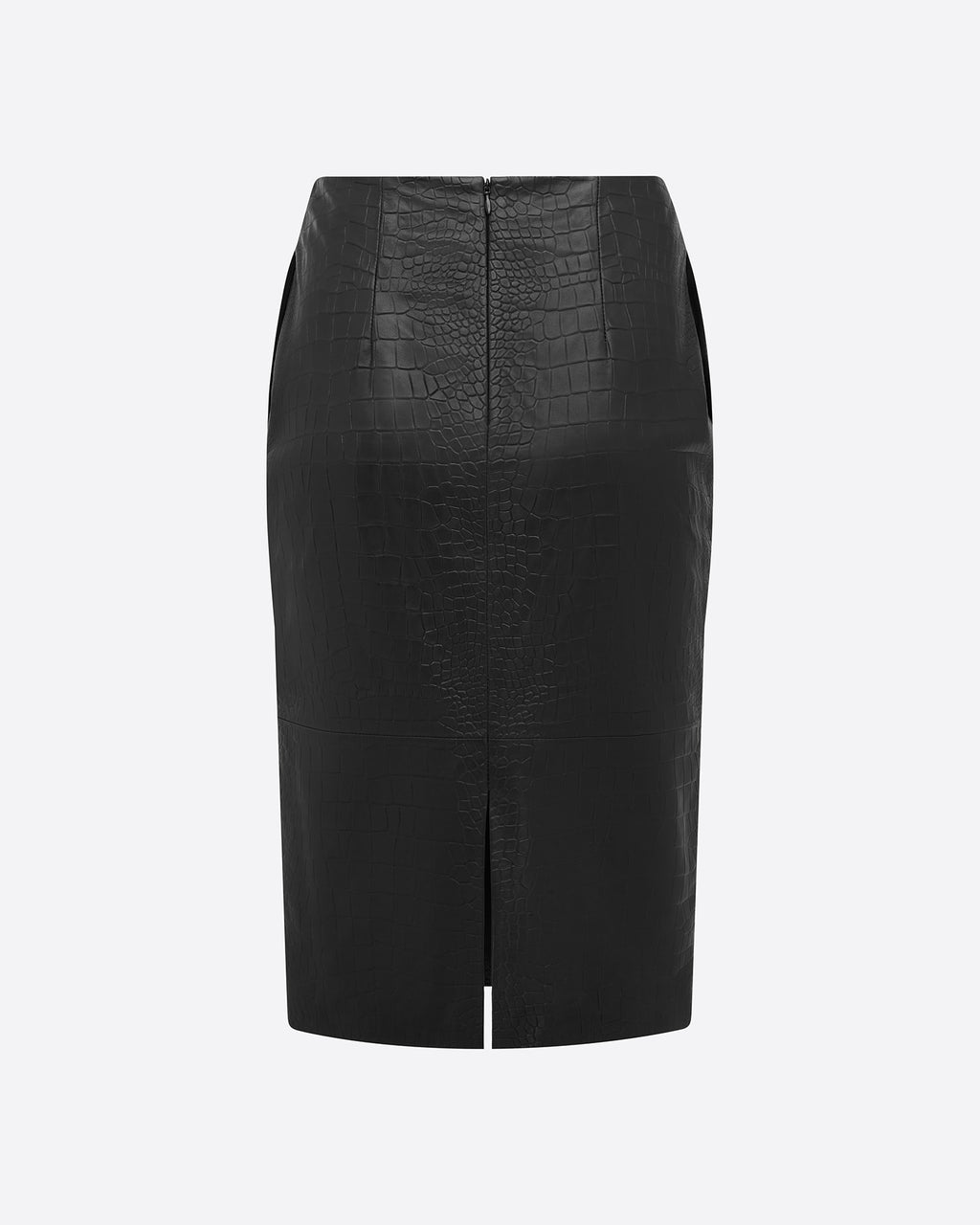 Skirt in Embossed Leather