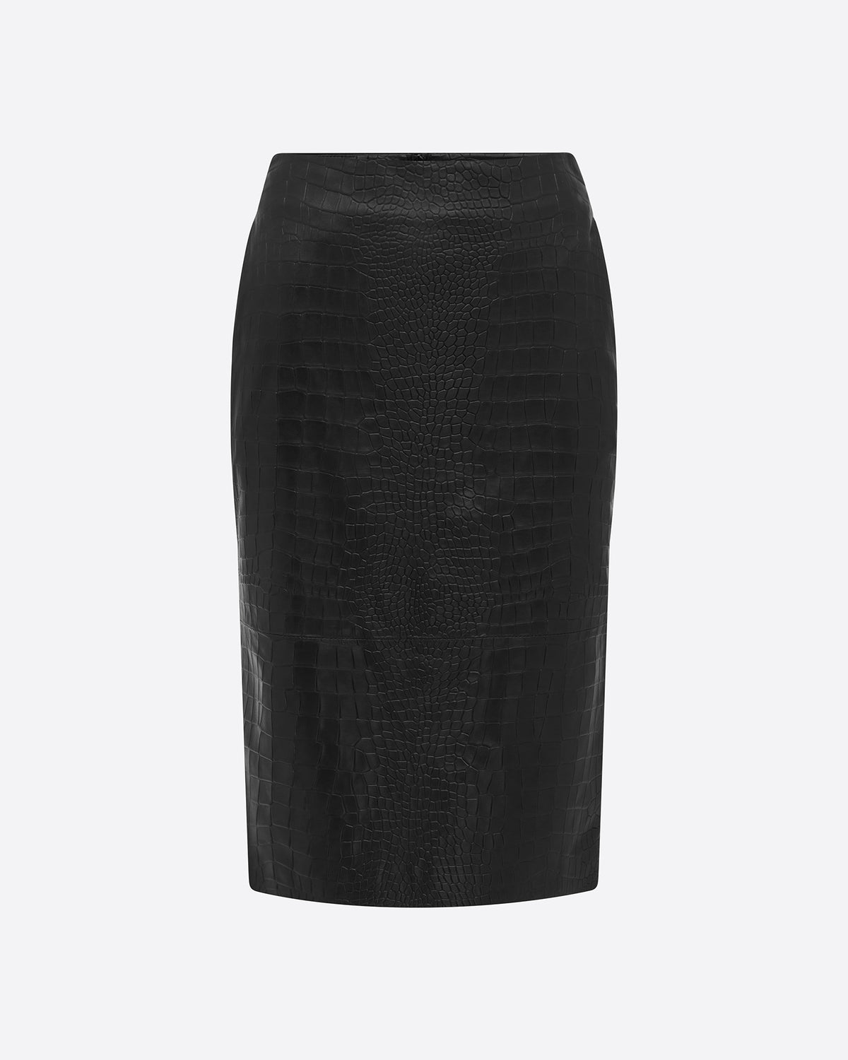 Skirt in Embossed Leather