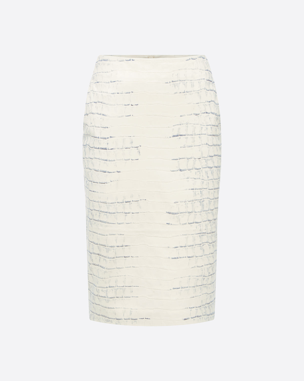 Skirt in Embossed Leather