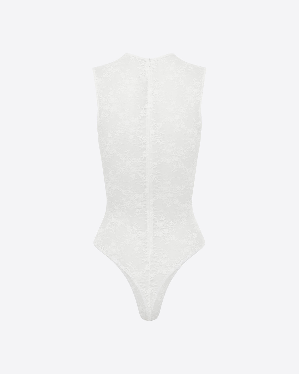 Sleeveless Bodysuit in Lace