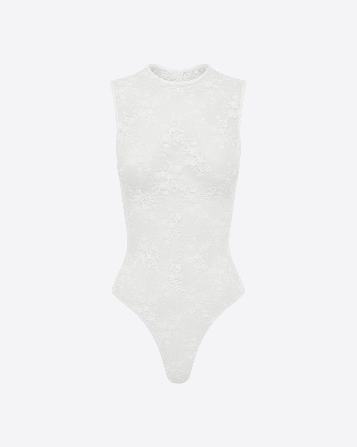 Sleeveless Bodysuit in Lace