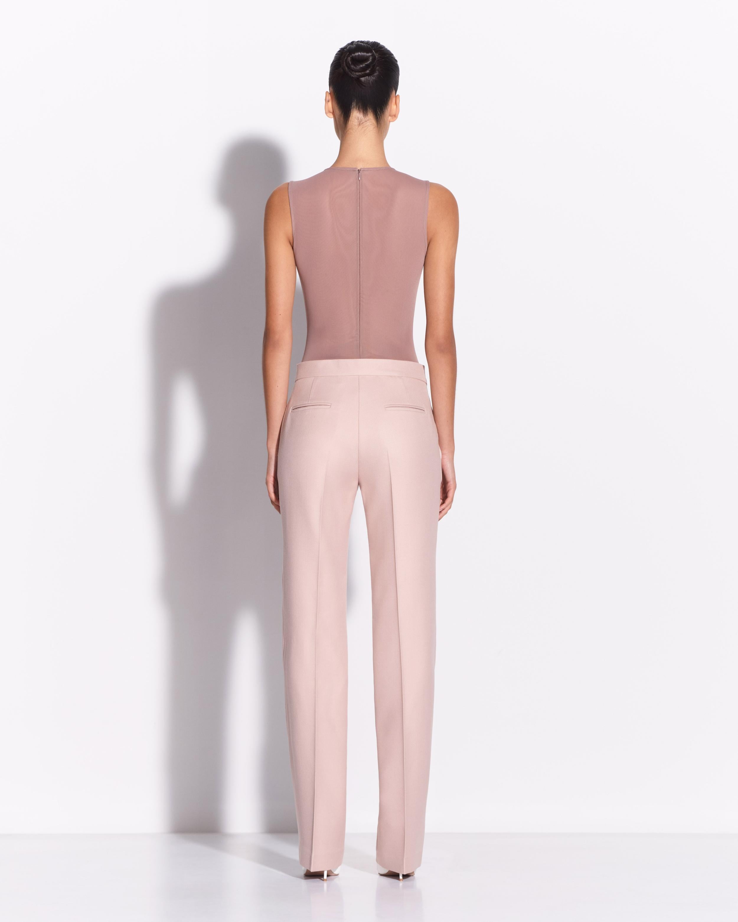 Sleeveless Bodysuit in Stretch Mesh