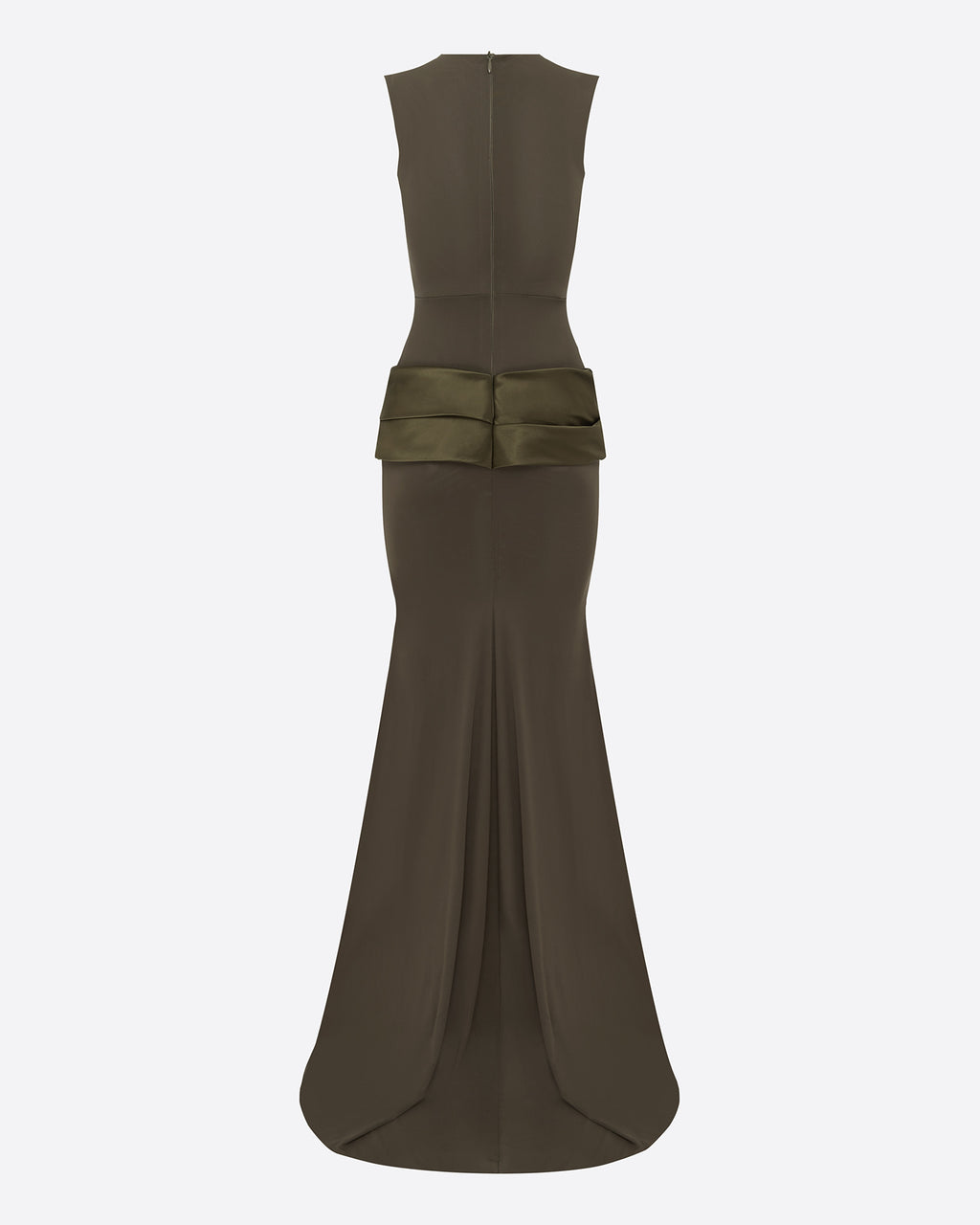 Sleeveless Gown in Stretch Mesh