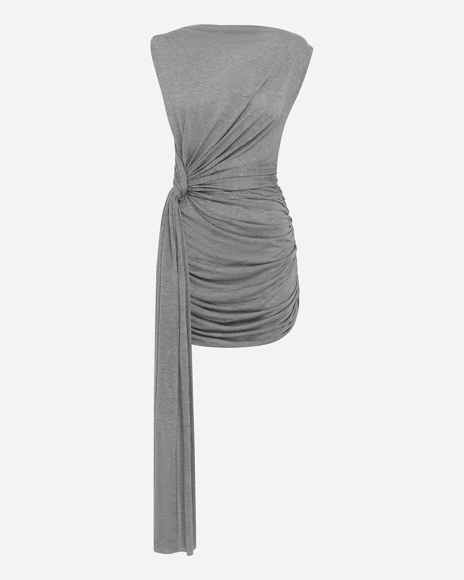Sleeveless Mini in Marle Jersey
