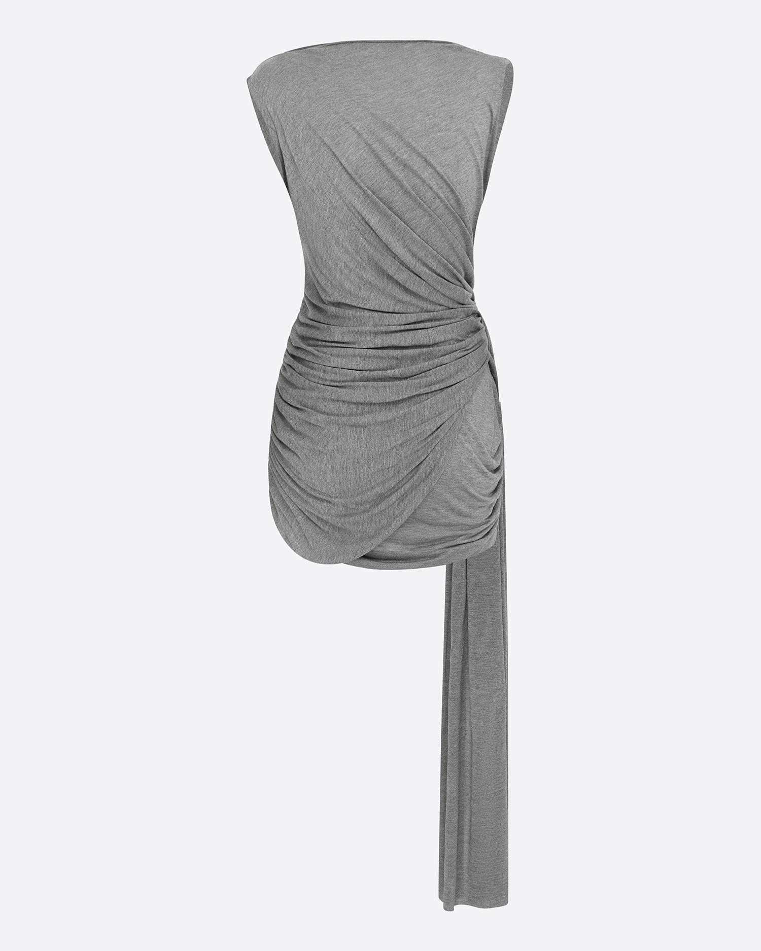 Sleeveless Mini in Marle Jersey