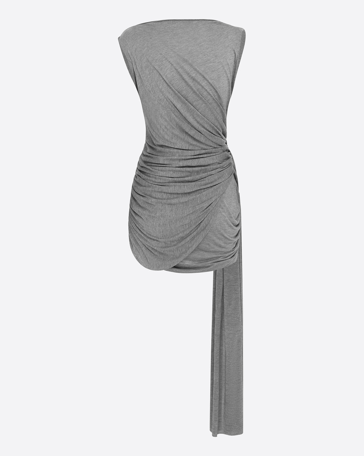 Sleeveless Mini in Marle Jersey