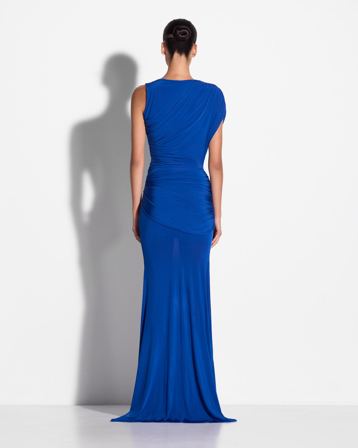 Sleeveless Twist Gown in Jersey