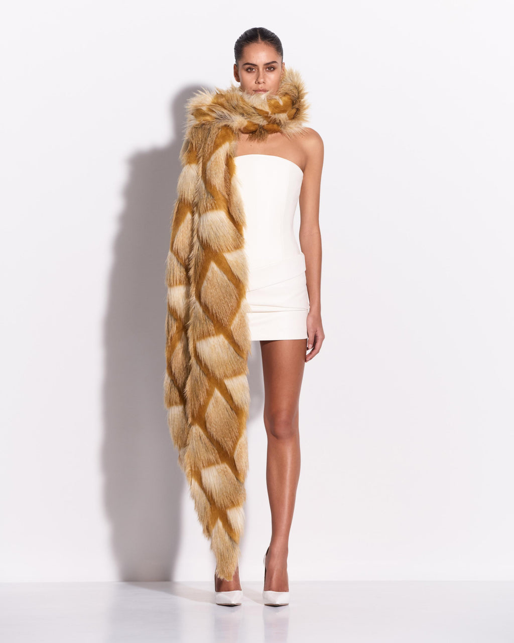 Stole in Faux Fur