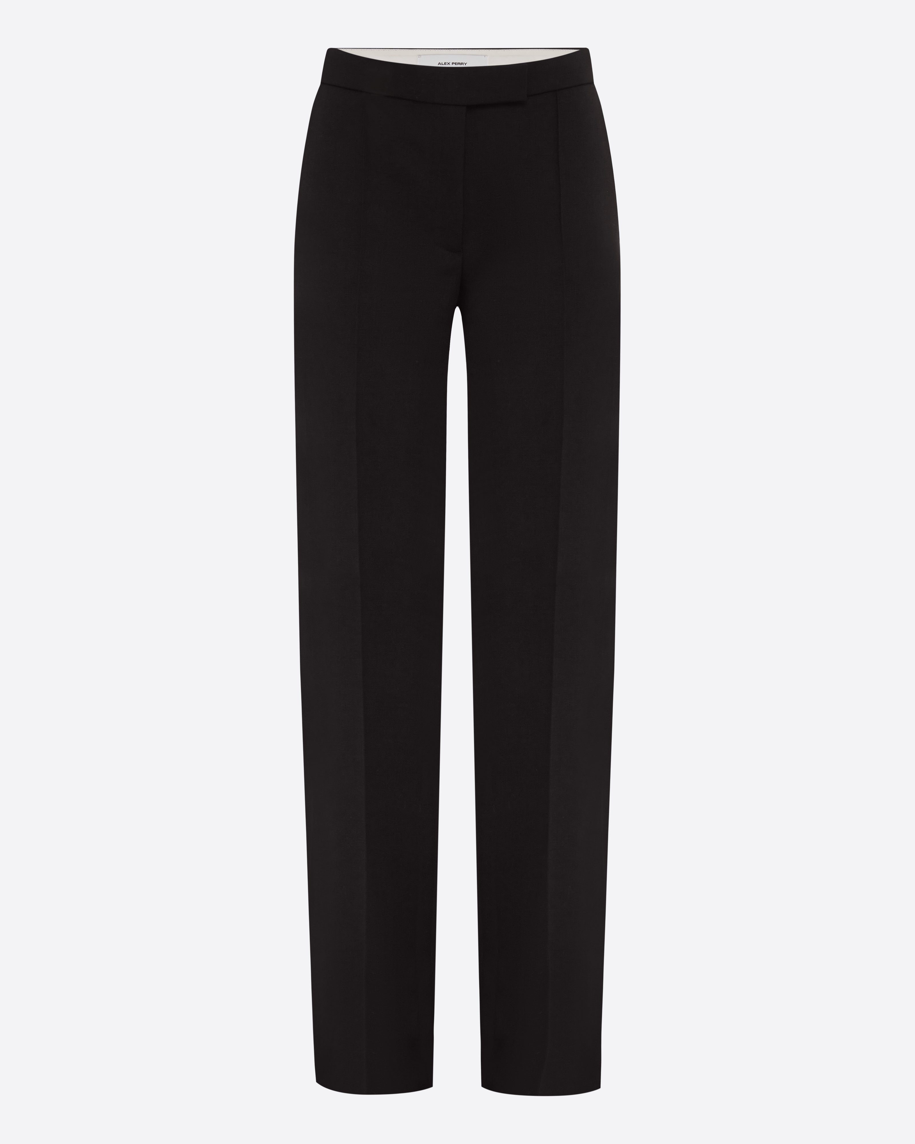 Straight Trouser in Wool Suiting