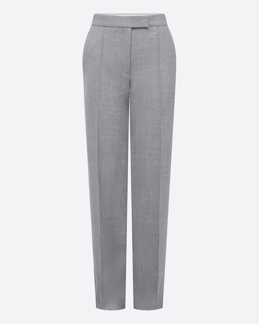 Straight Trouser in Wool Suiting
