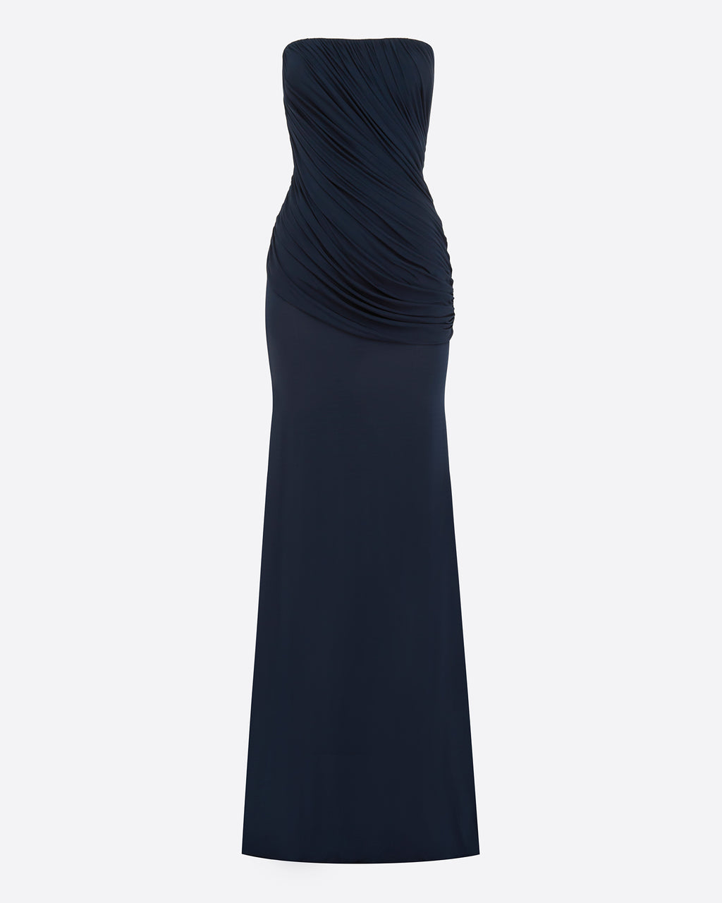 Strapless Drape Gown in Jersey