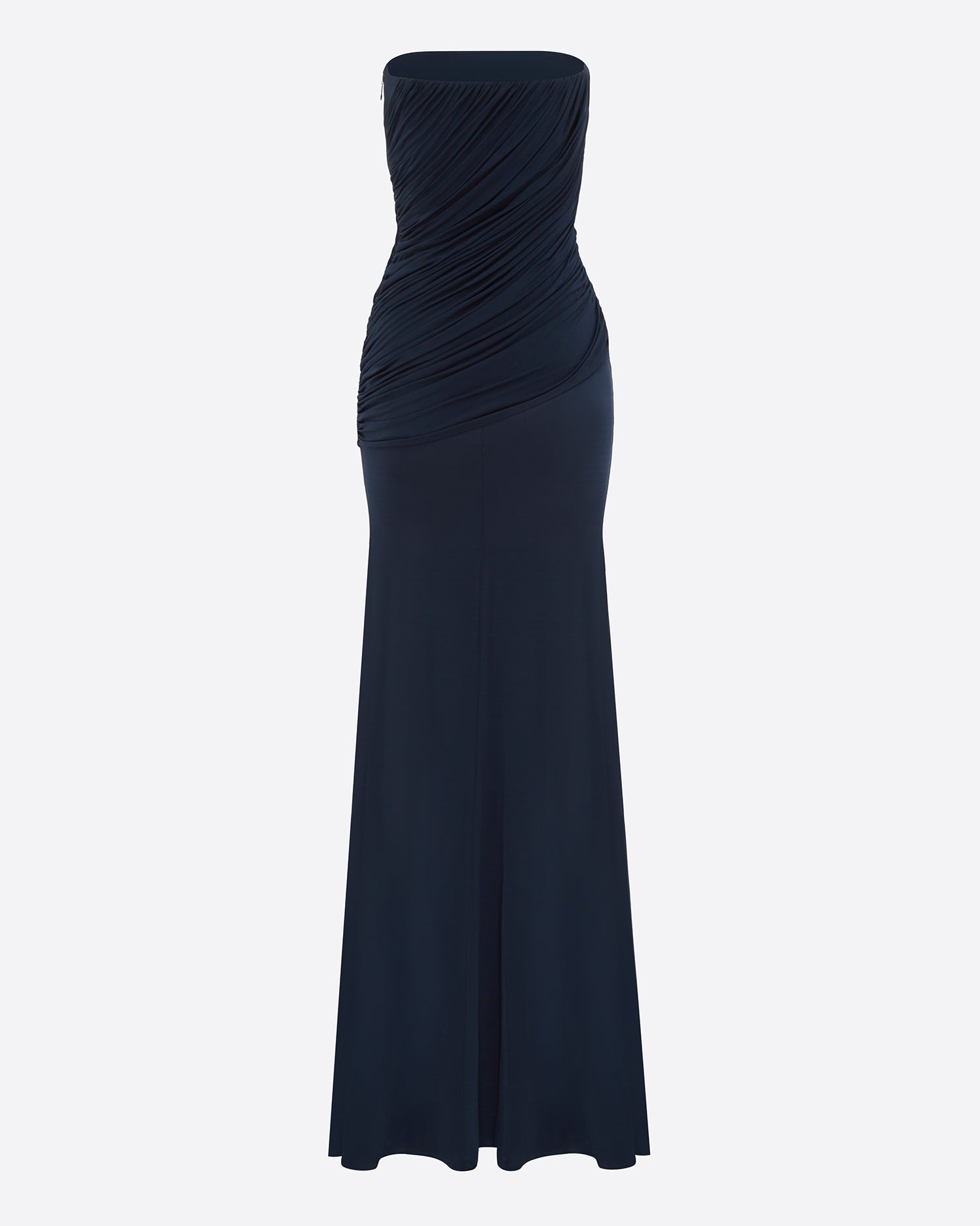 Strapless Drape Gown in Jersey
