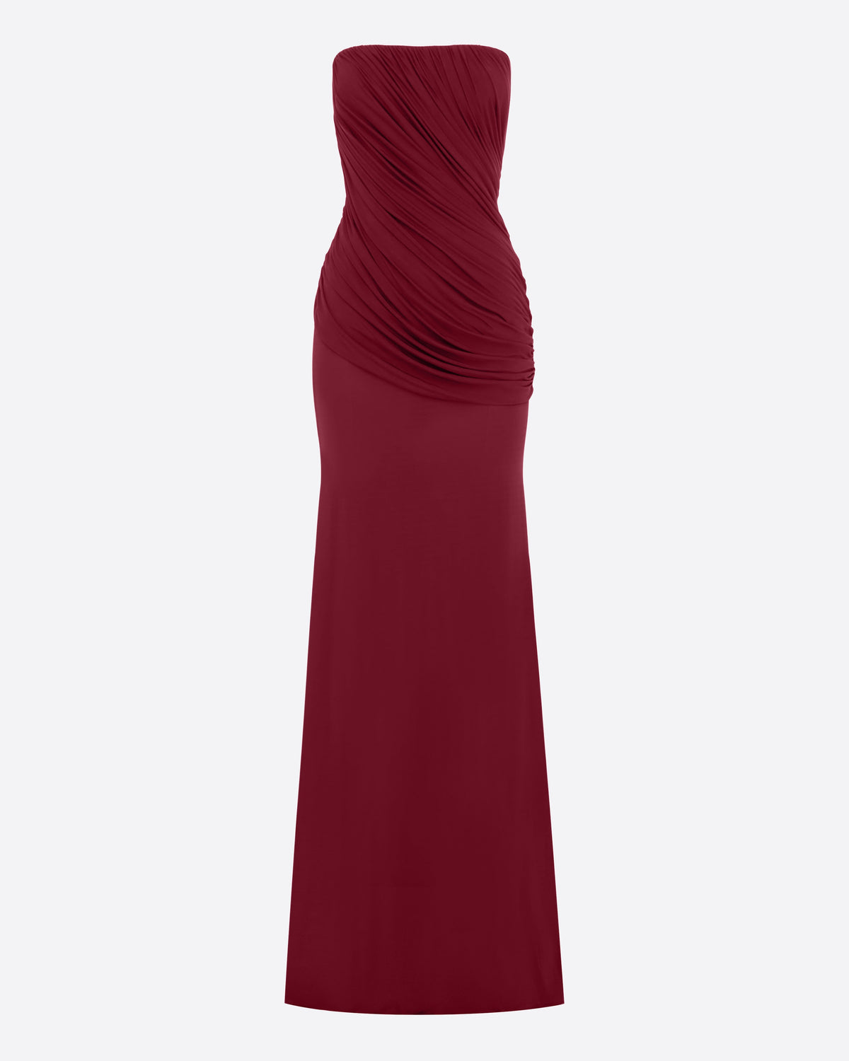 Strapless Drape Gown in Jersey