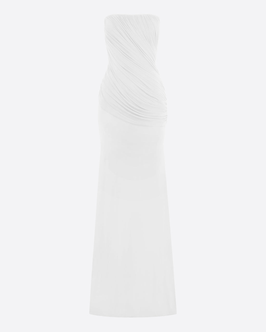 Strapless Drape Gown in Jersey
