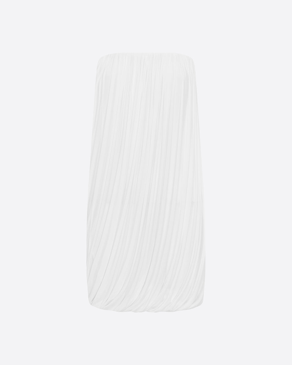 Strapless Drape Mini Dress in Jersey