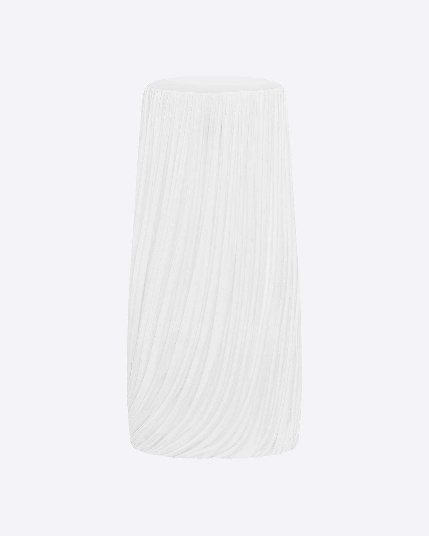 Strapless Drape Mini Dress in Jersey