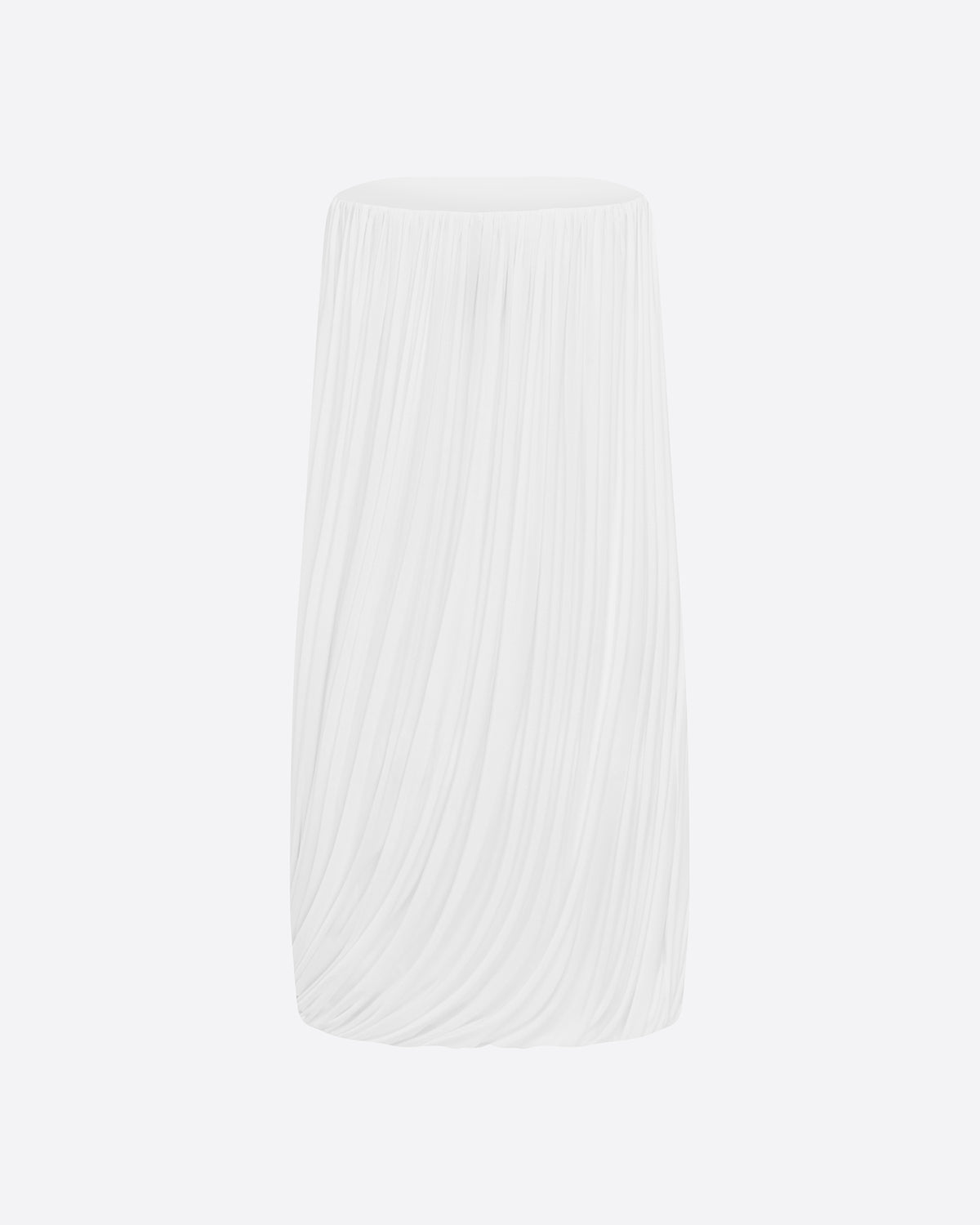 Strapless Drape Mini Dress in Jersey