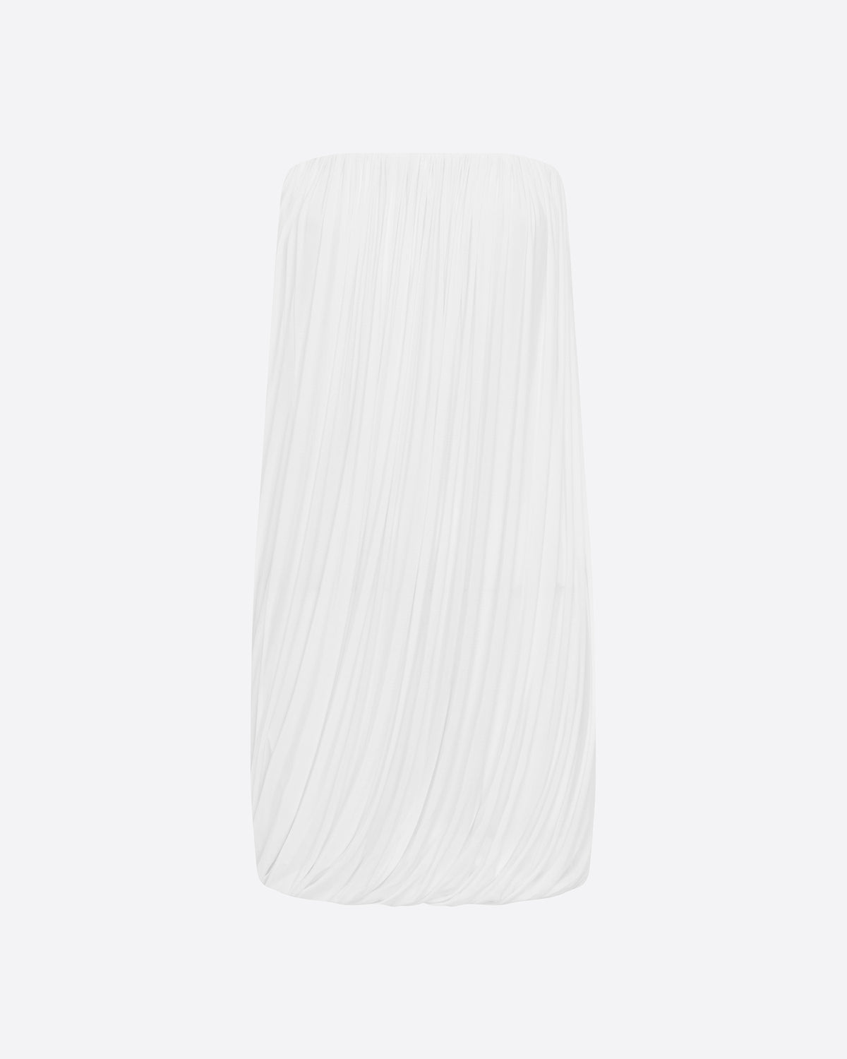 Strapless Drape Mini Dress in Jersey