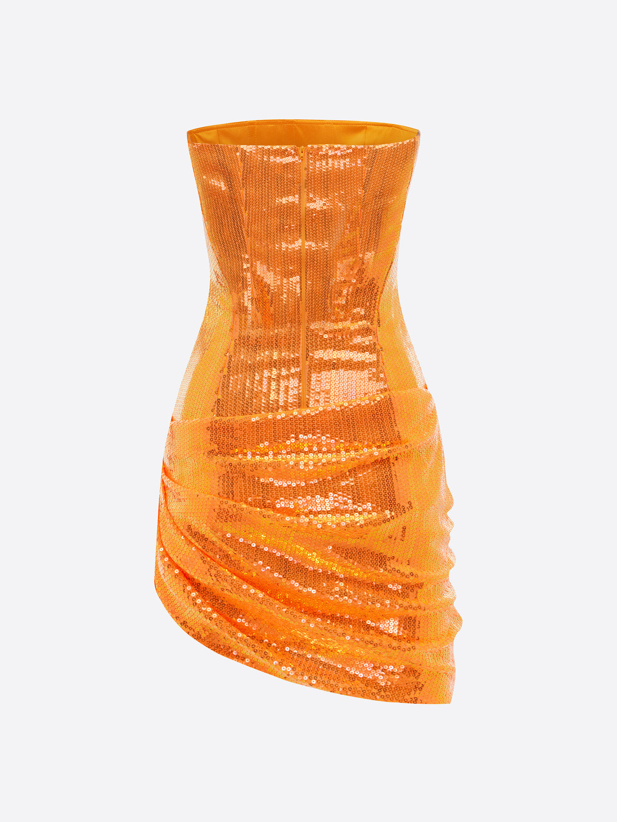 Strapless Drape Mini in Sequin Mesh - d1838re27-strapless-drape-mini-in-sequin-mesh-orange-12.jpg