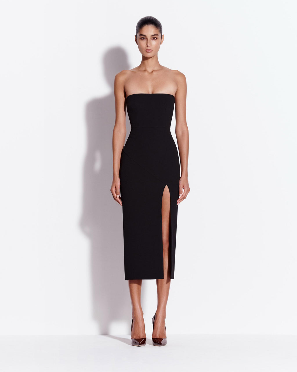 Strapless Dress in Crepe