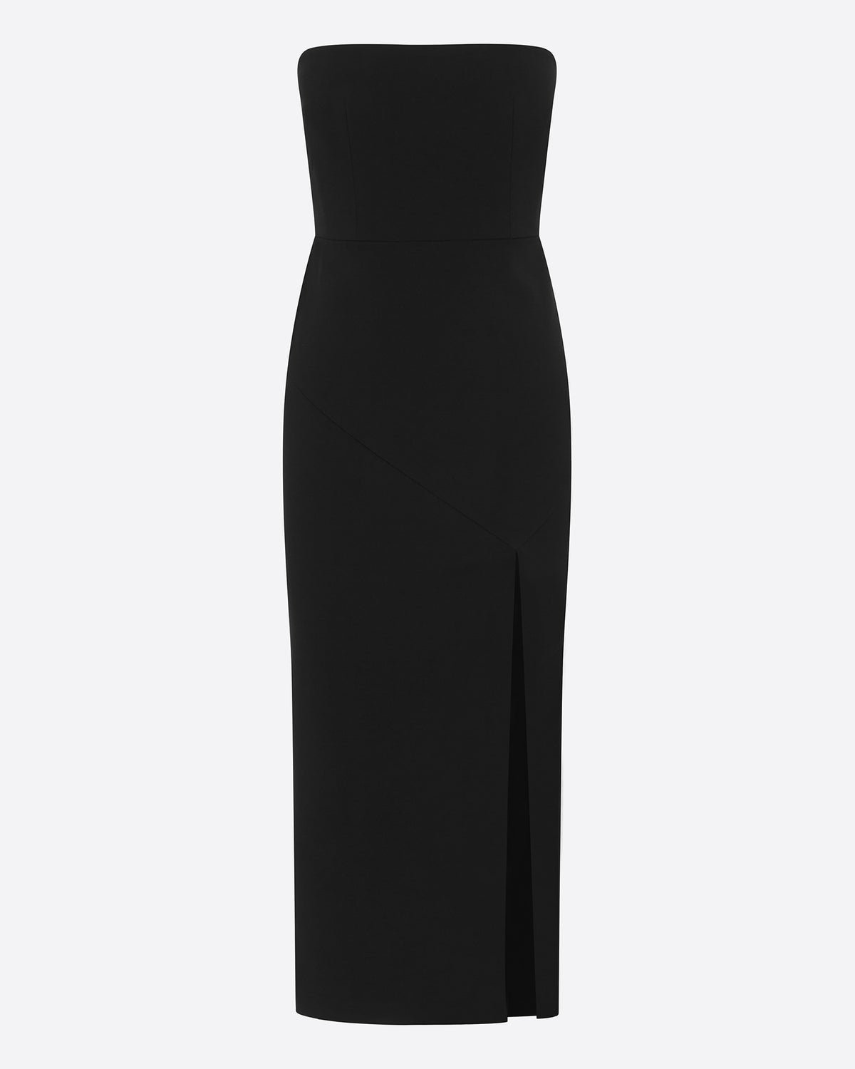 Strapless Dress in Crepe