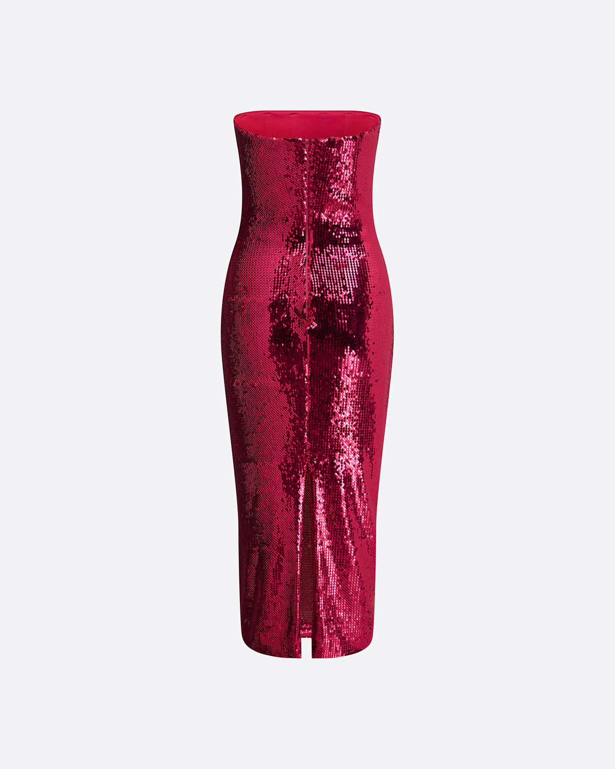 Strapless Dress in Sequin Mesh