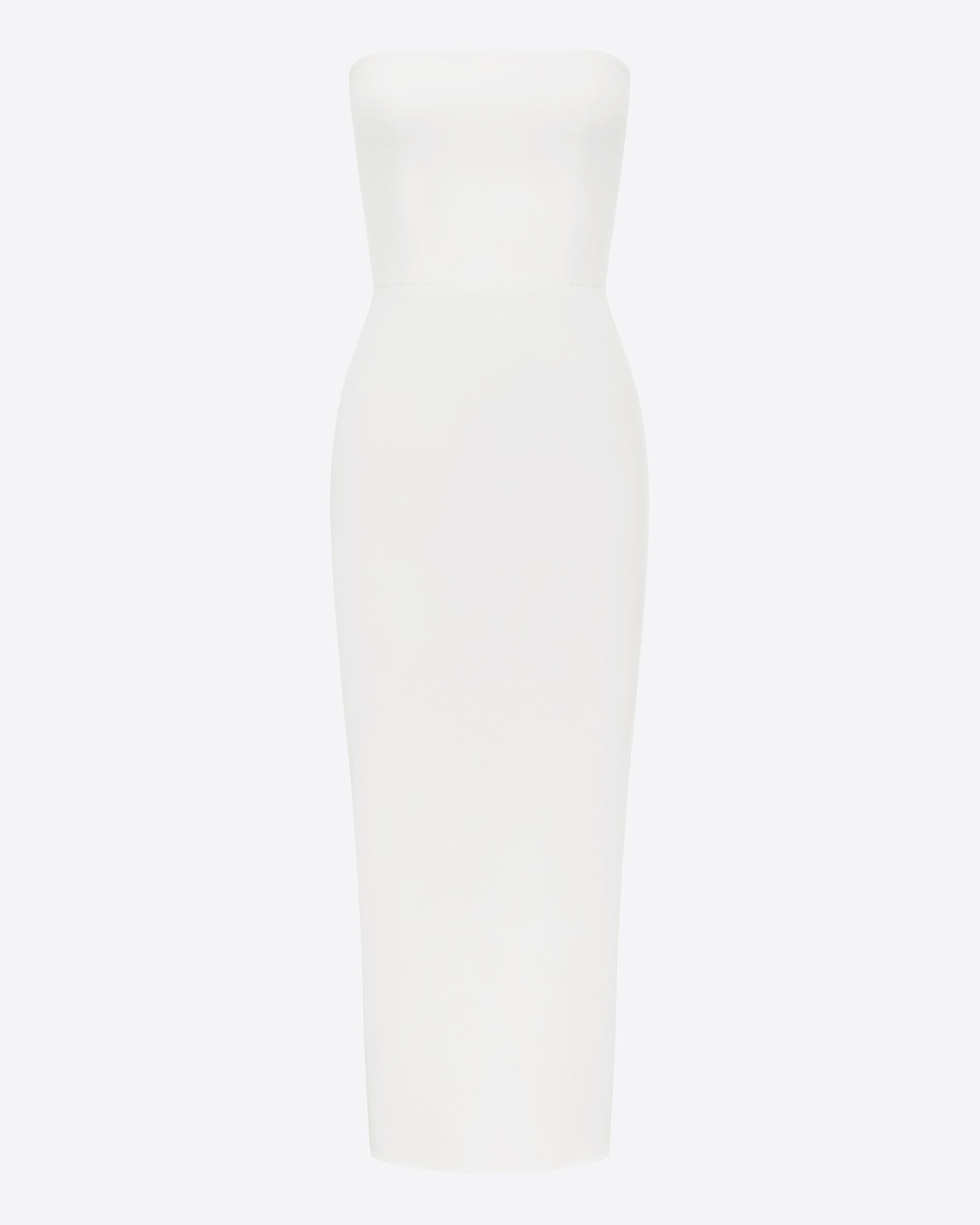 Strapless Dress in Stretch Crepe