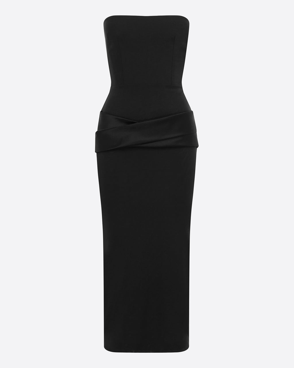 Strapless Dress in Stretch Mesh