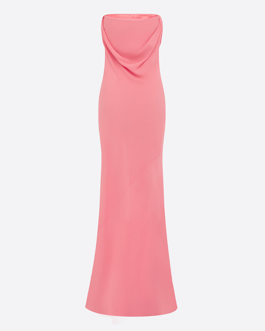 Strapless Gown in Silk Georgette