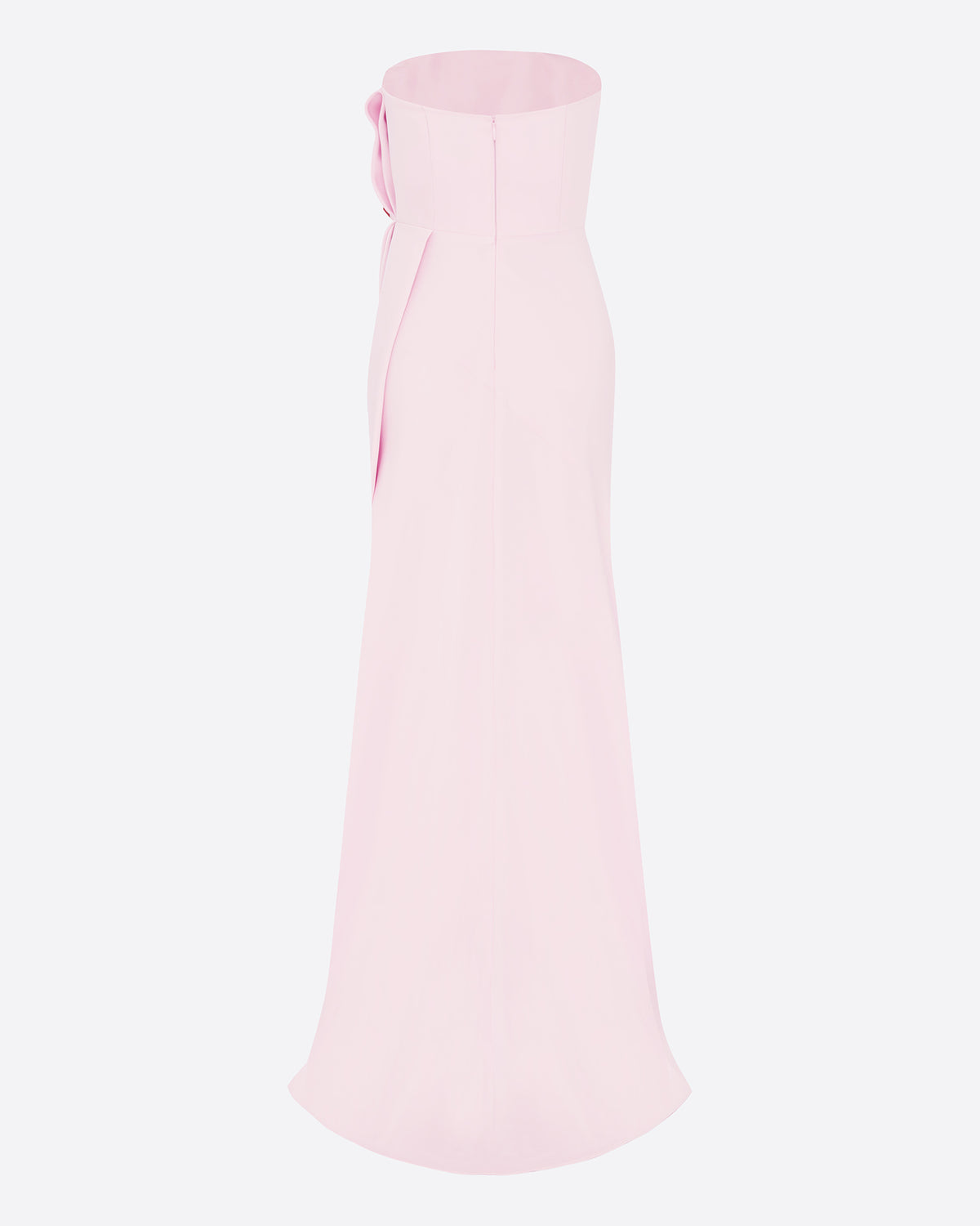 Strapless Gown in Satin Crepe