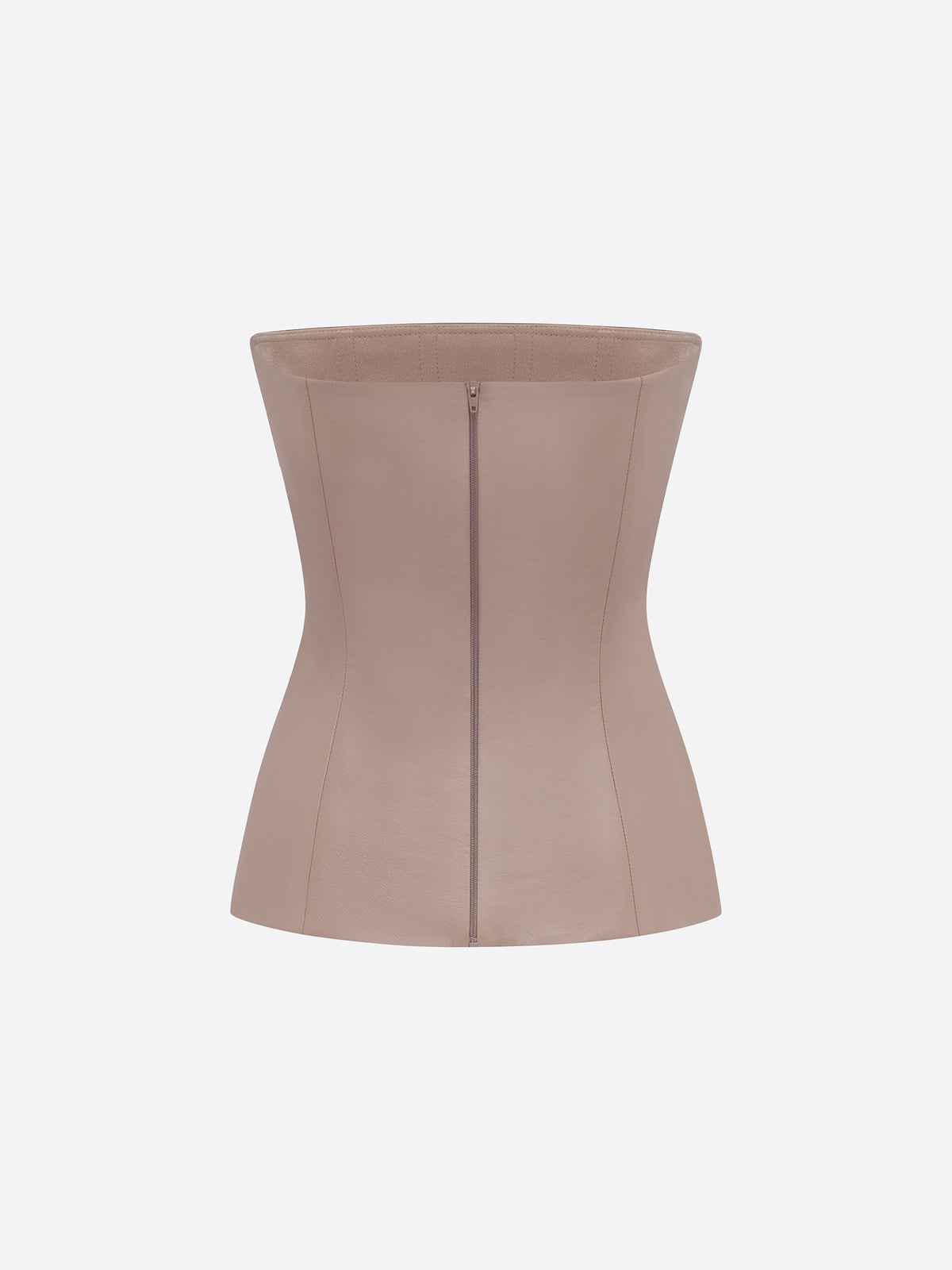 Strapless Longline Corset in Leather - t0295re27-strapless-longline-corset-in-leather-dusty-pink-11.jpg
