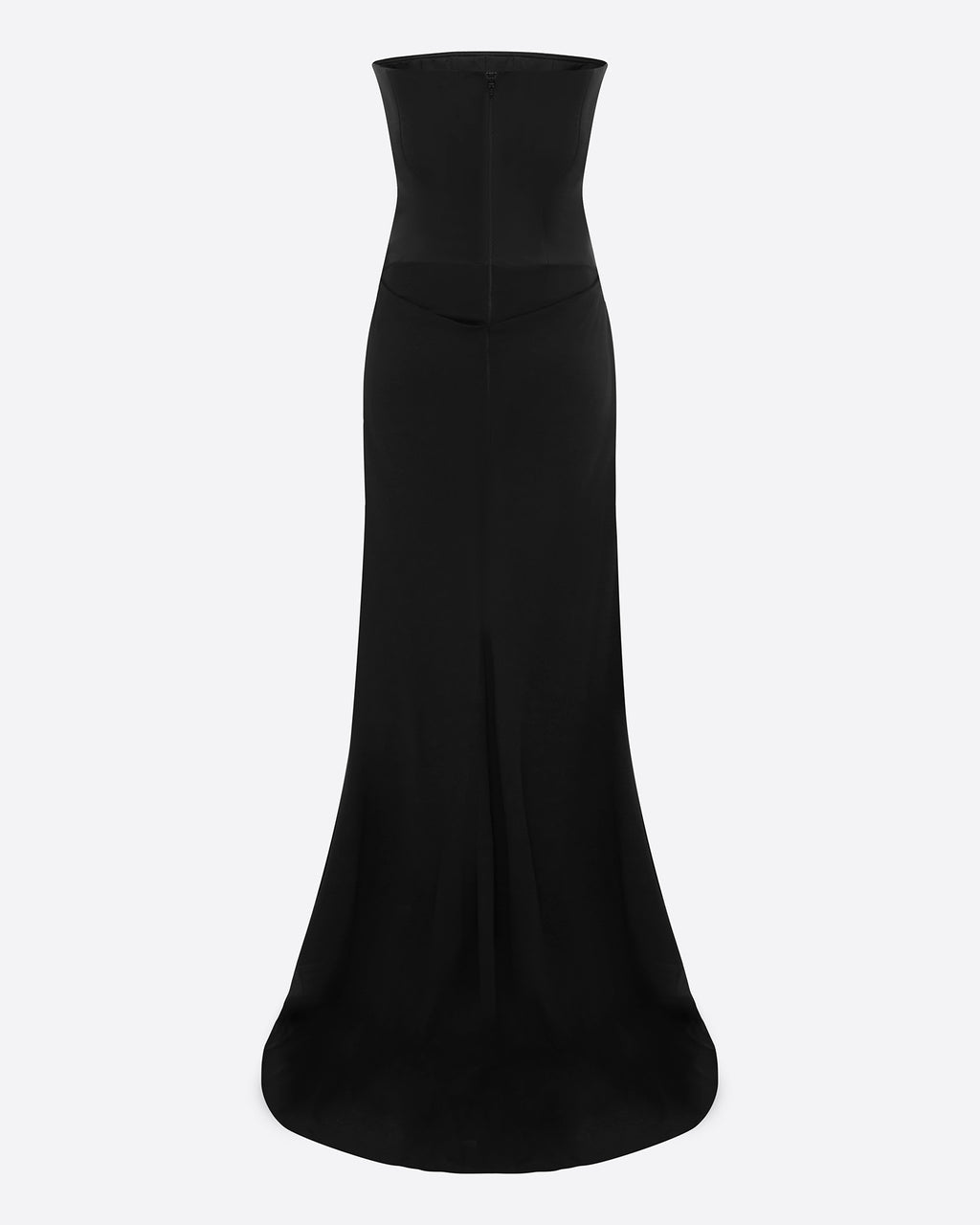 Strapless Longline Gown in Duchess Satin