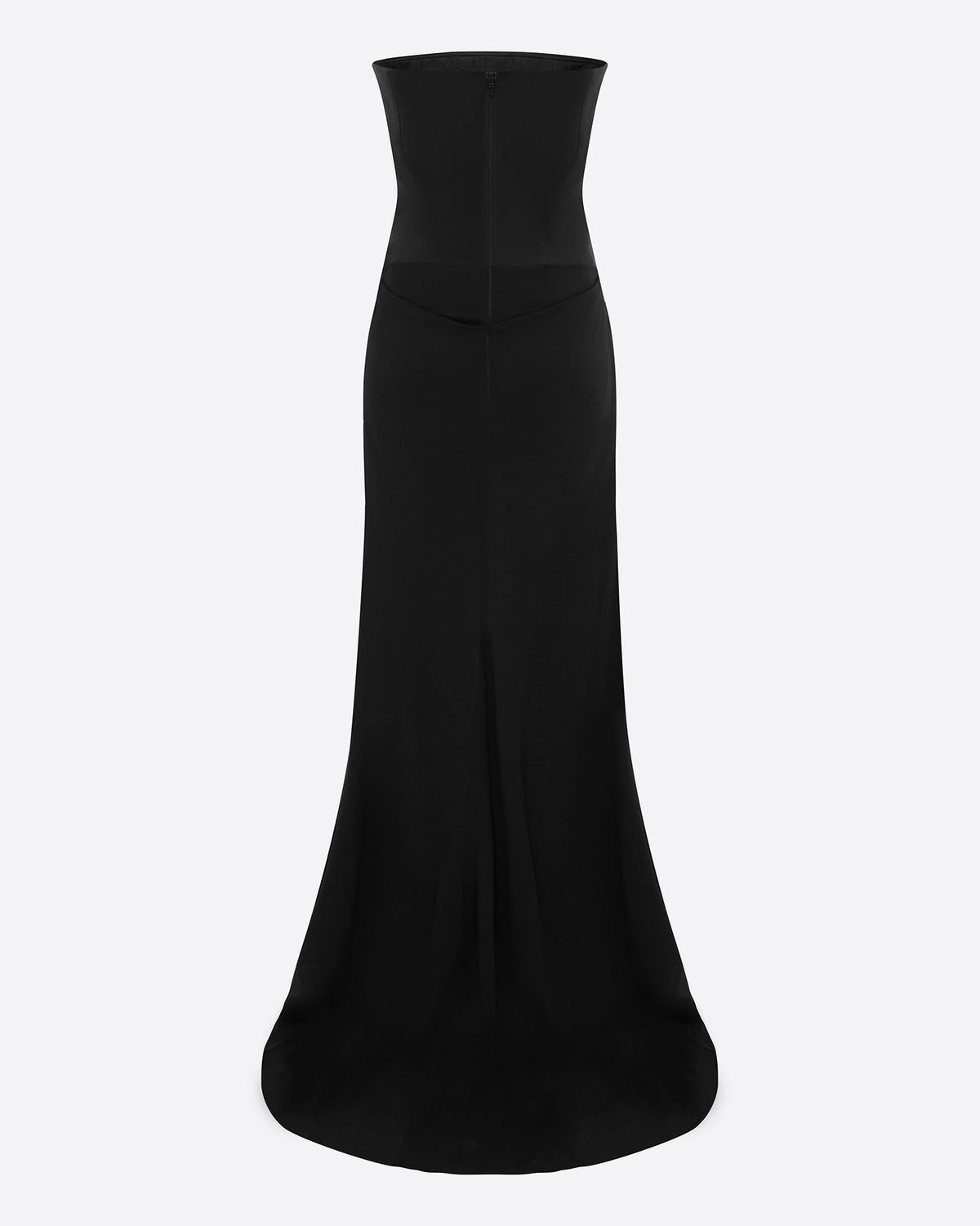 Strapless Longline Gown in Duchess Satin