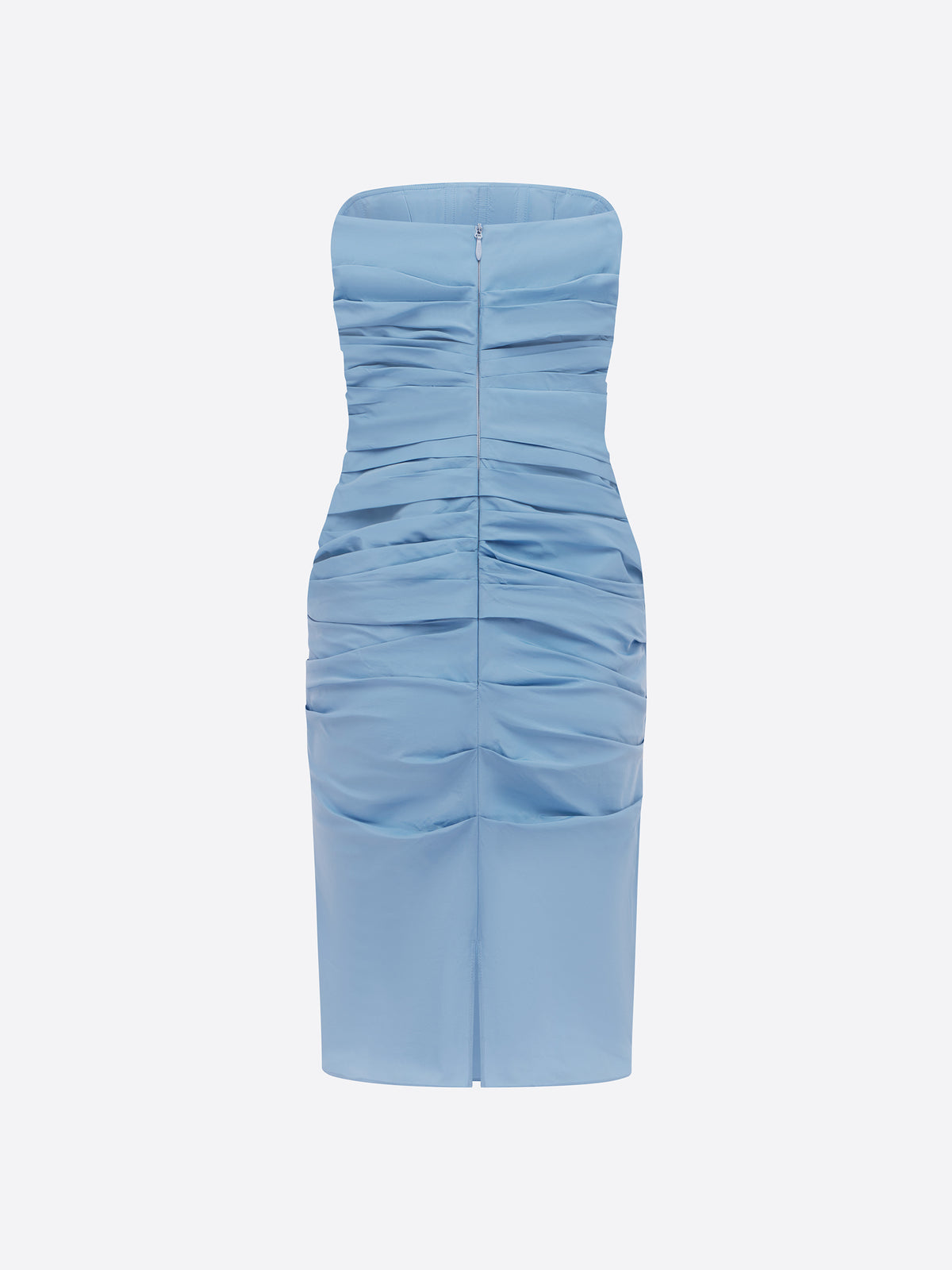 Strapless Tucked Dress in Taffeta - d1850re27-strapless-tucked-dress-in-taffeta-dove-12.jpg