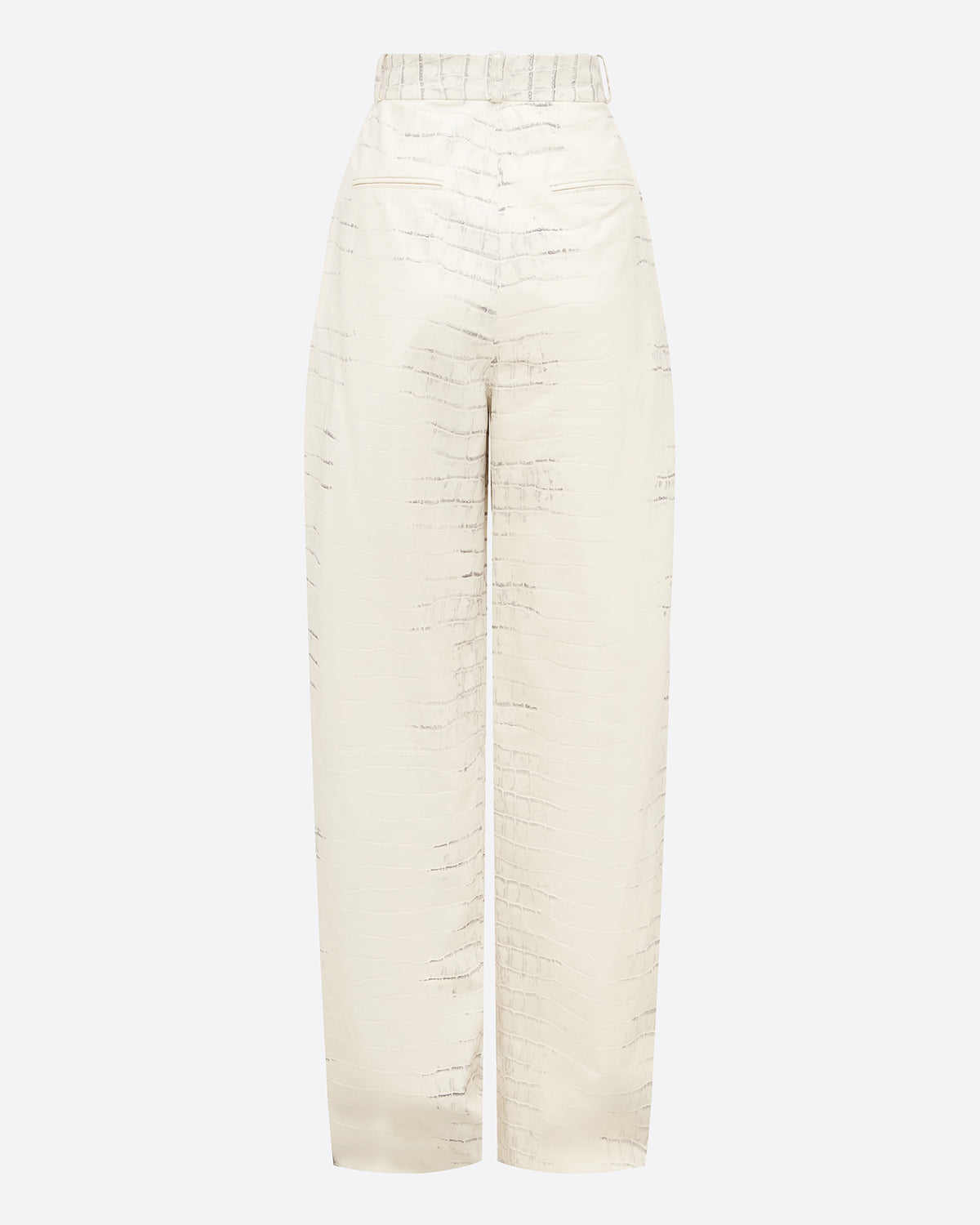 Tailored Trouser in Embossed Leather