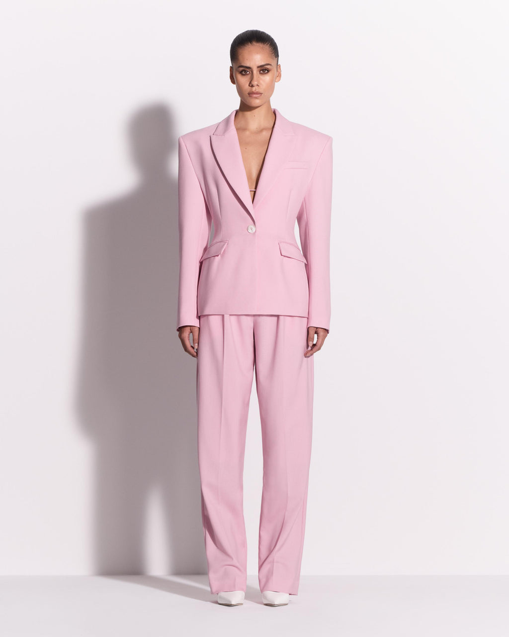 Tailored Trouser in Wool Suiting