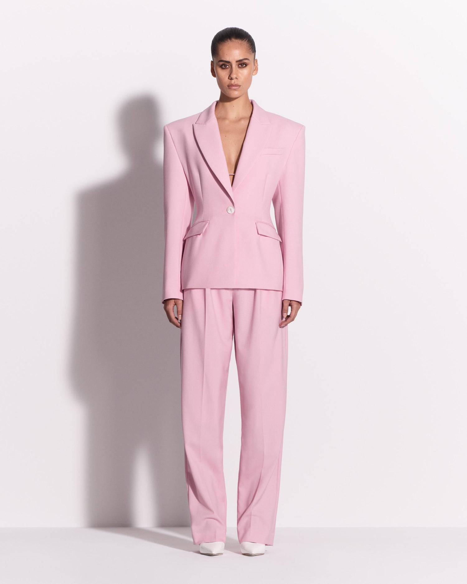 Tailored Trouser in Wool Suiting