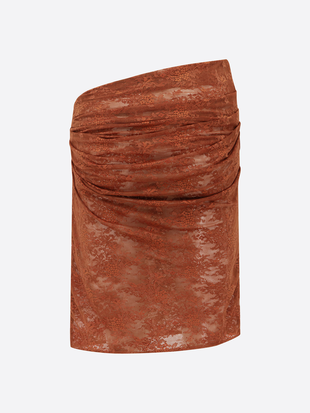 Tucked Skirt in Stretch Lace - s0228re27-tucked-skirt-in-stretch-lace-rust-12.jpg