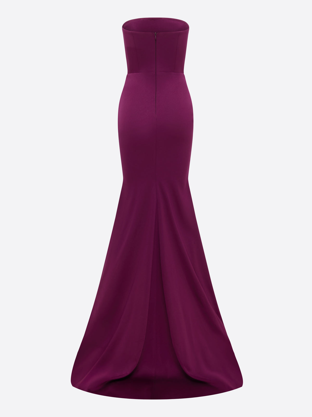 Twist Drape Gown in Satin Crepe