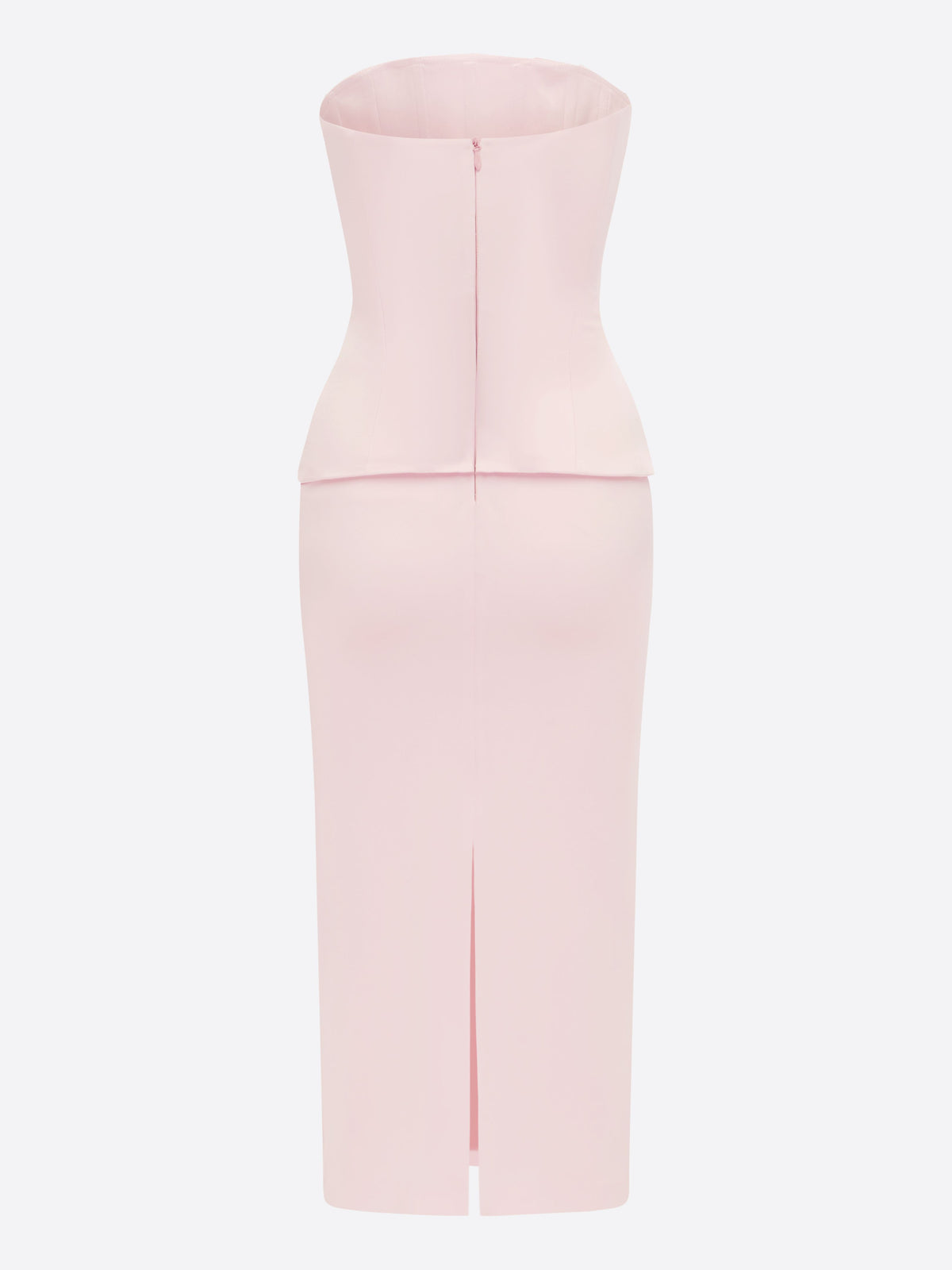 Twist Dress in Satin Crepe