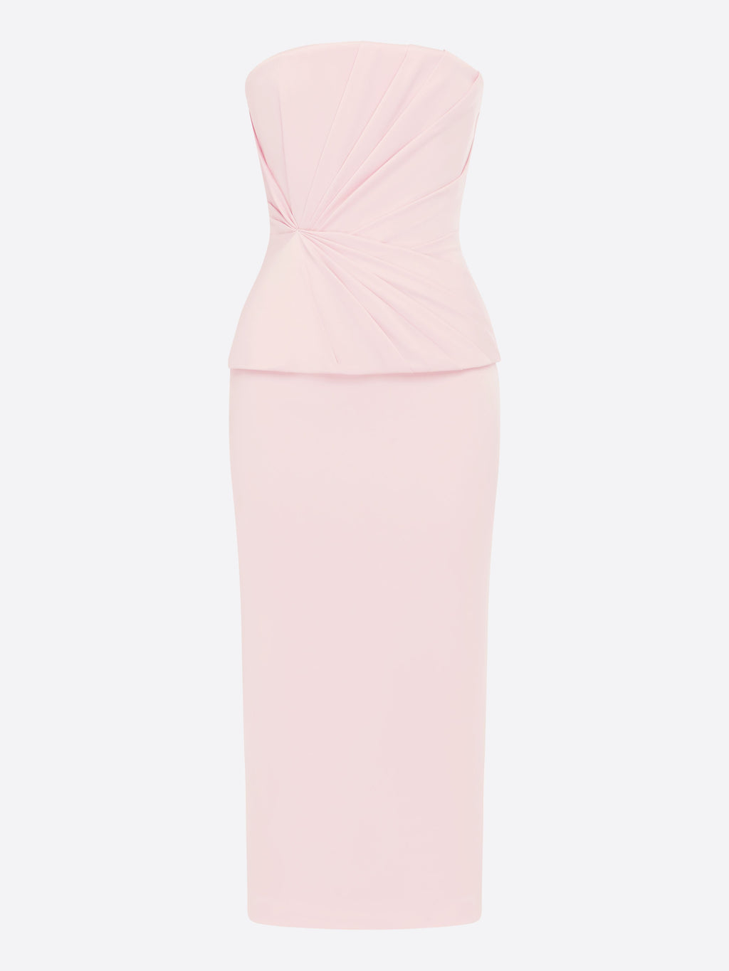 Twist Dress in Satin Crepe